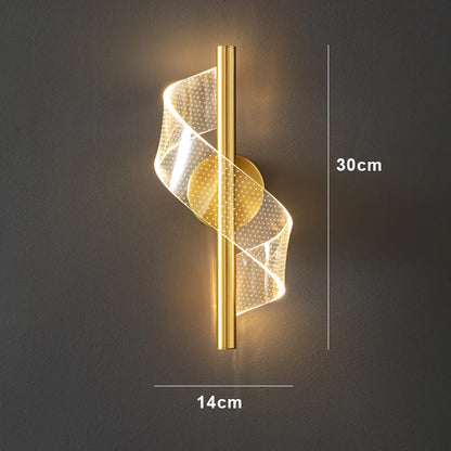 Luxurious LED Wall Sconce Lamp Indoor Lighting For Home