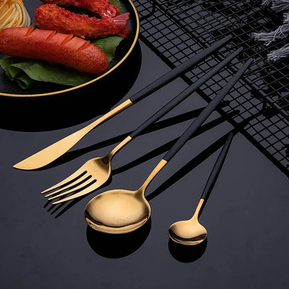 24Pcs Stainless Steel Cutlery Sets - An Exceptional Gift