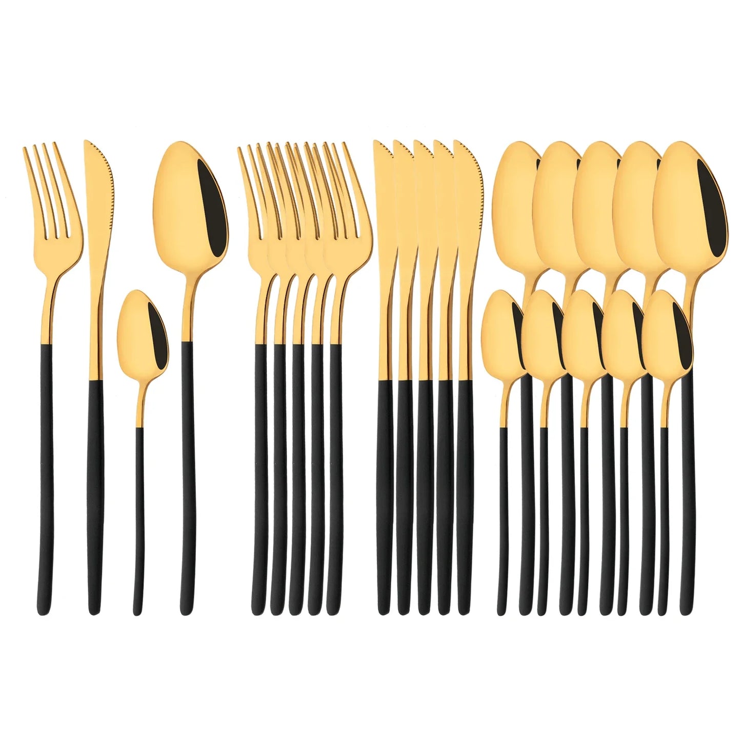 24Pcs Premium Stainless Steel Cutlery