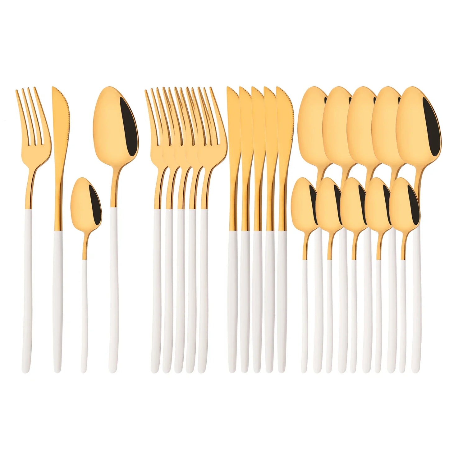 24Pcs Premium Stainless Steel Cutlery