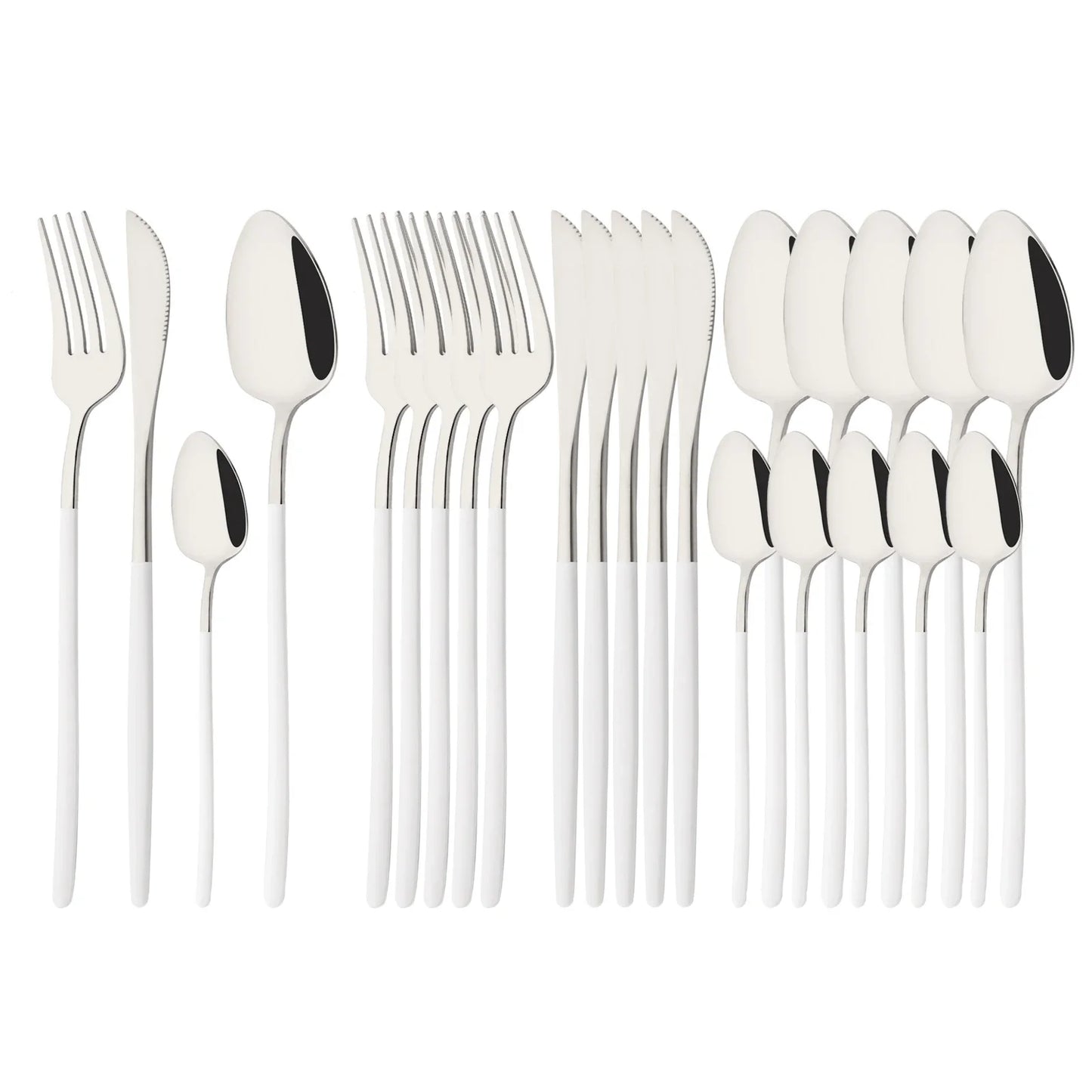 24Pcs Premium Stainless Steel Cutlery