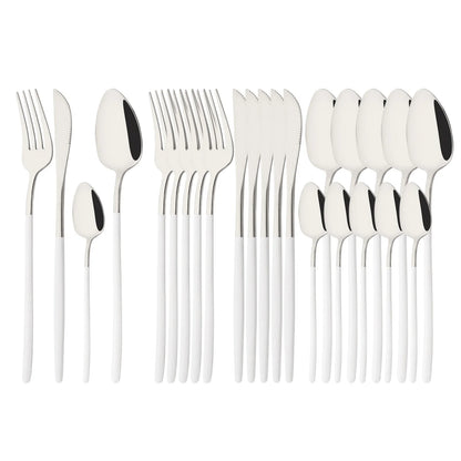 24Pcs Premium Stainless Steel Cutlery